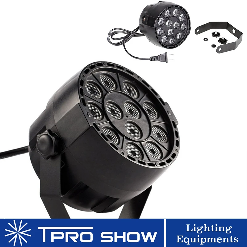 Luz UV LED Par, Blacklight ativado por som, Mini Spotlight ultravioleta, Disco de festa, Show de luzes negras, DMX, 2pcs por lote