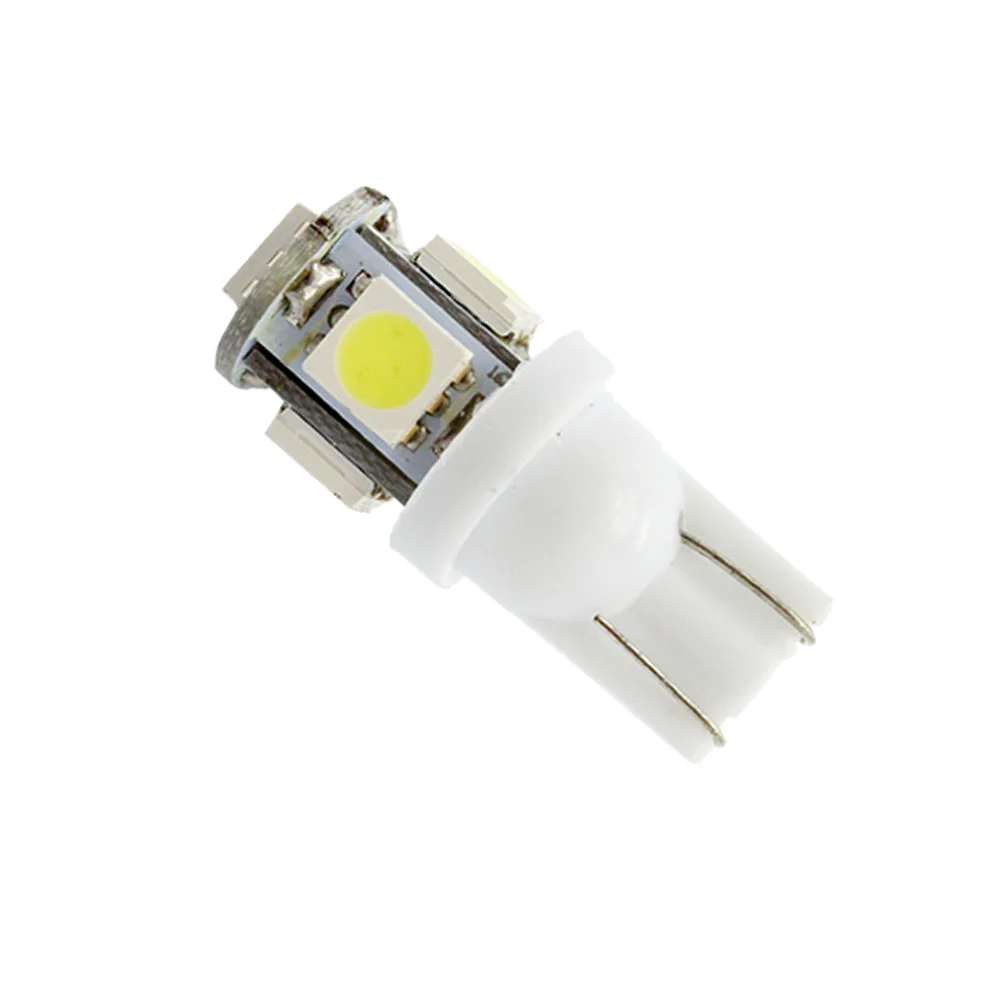 2/6/10PCS T10 5-5050 LED 12V 194 168 2825 501 147 Interior Dome MapTrunk Side Marker Signal Lights Bulb Lamp