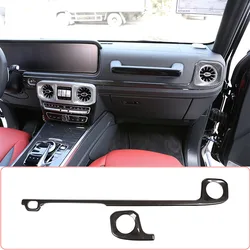 For Mercedes-Benz G-Class W464 2019-2025 Car Interior Carbon Fiber Style Central Control Side Air Outlet Trim Car Accessories