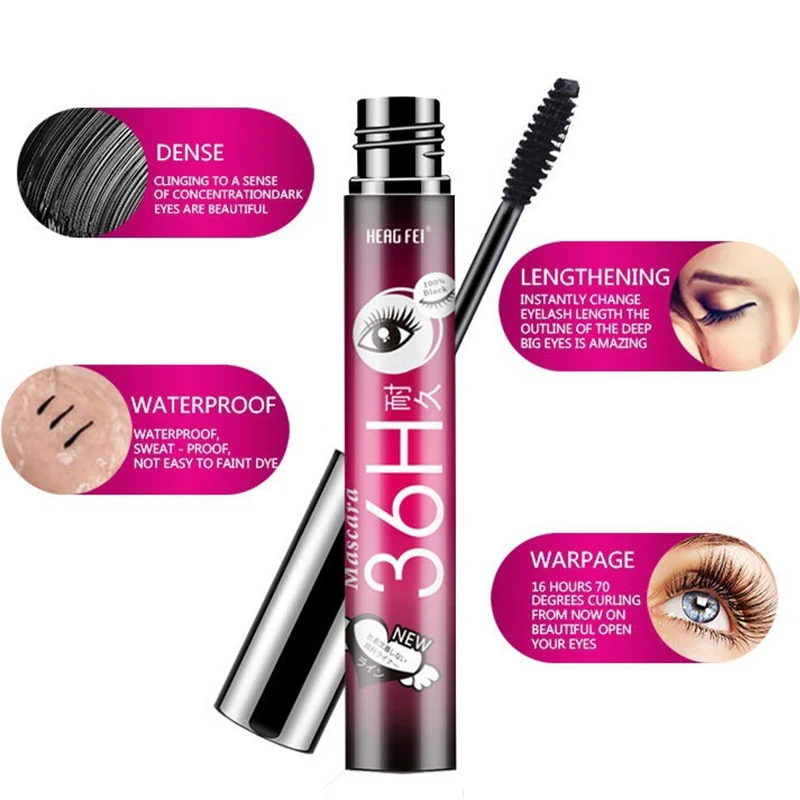 4D Silk Fiber Eyelash Mascara Lengthening Curling Thick Makeup Waterproof Volume Black Eye Cosmetics Lashes Extension Mascara