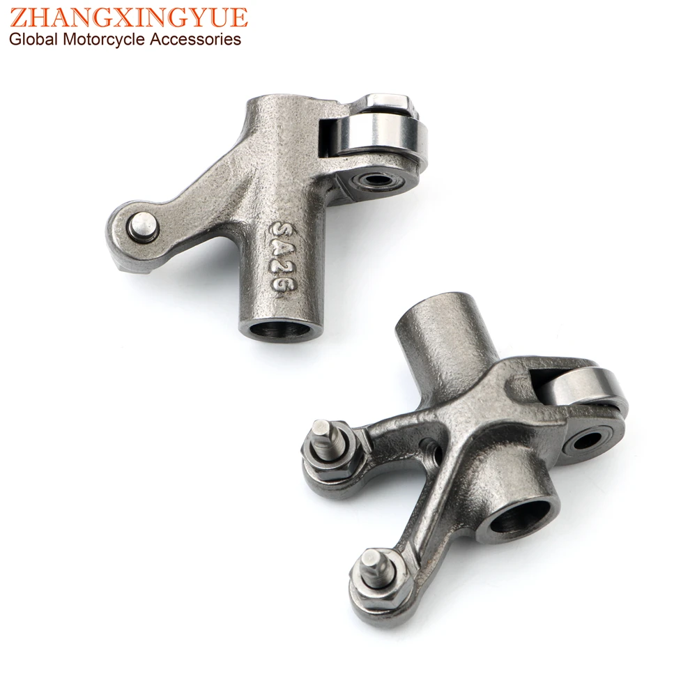 2pc Scooter Rocker Arm For Piaggio FLY 125 Liberty 125cc 3V 4-Stroke 1A003237R 1A003238R