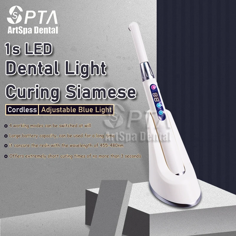 

LED Cure Lamp 1 Second Curing Light Dental Composite Dentistry Equipment Orthodontist Orthodontic Composite High Intensity