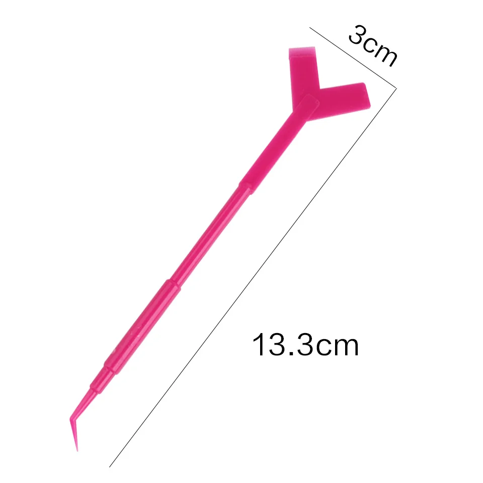10 adet perma kirpik değnek kirpik kaldırma kiti maşaları kıvırmak silikon pedleri Y fırçalar göz kirpik uzatma aracı kirpik temiz tarak