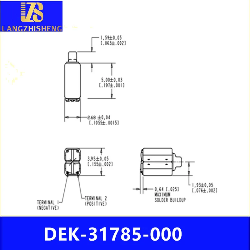 LS DEK-31785 intermediate frequency moving iron unit speaker coil iron headset bluetooth speaker 2 PCS