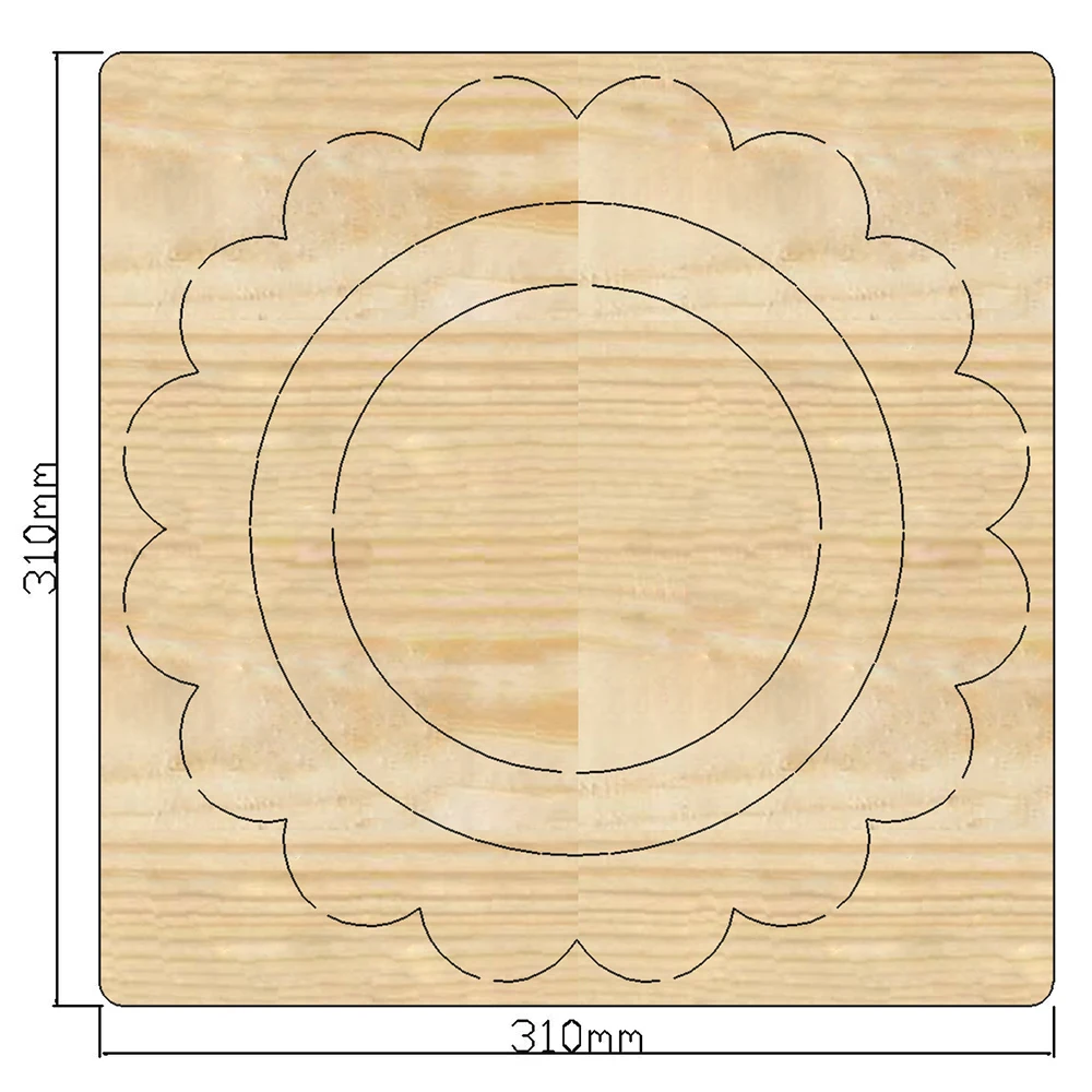 2022 nowe drzwiowe ozdoby ozdoby wykrojniki drewniany móż Die kompatybilny z większością ręcznych wycinarek
