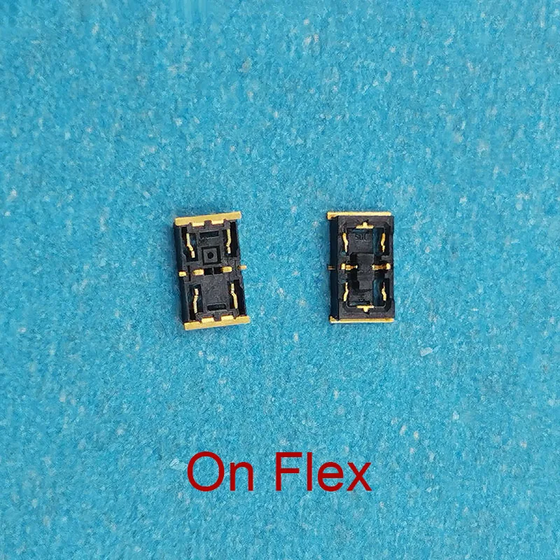 2pcs Inner Battery FPC Connector Holder Clip Contact On Motherboard For Sony Xperia XZ Premium XZP G8142 G8141