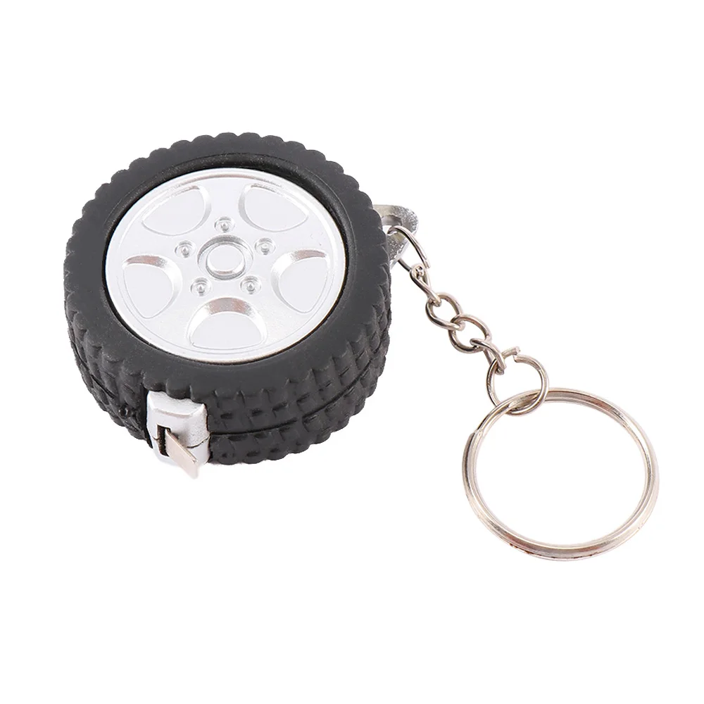 black Color Keychain Tape Measure 1 Meters Quantity Clothing Size Tape Measure Small Tape Measure Keychain