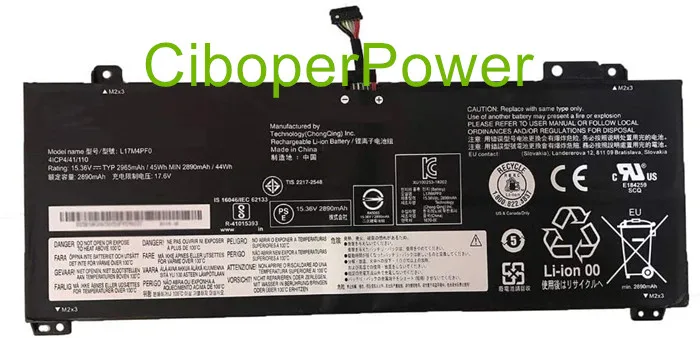 Original quality L17C4PF0 L17M4PF0 Battery For S530 15.36V 45Wh