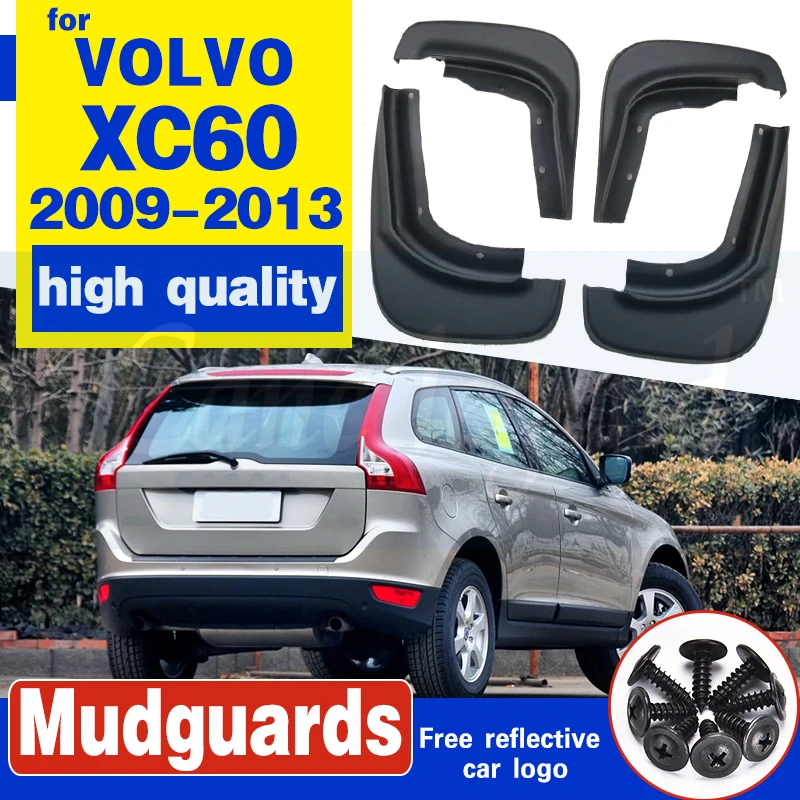 OEM Fitment Car Mud Flaps For VOLVO XC60 2009-2013 Mudflaps 2010 2011 2012 Splash Guards Mud Flap Mudguards Fender