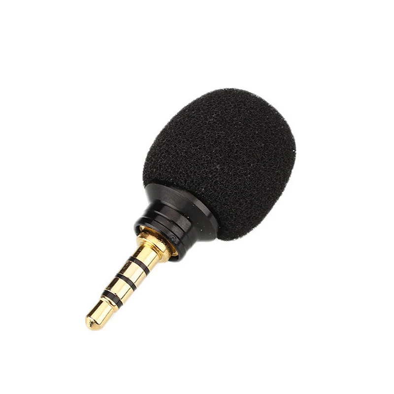 Portable 3.5mm Aux Mono/ Stereo/ 4 Pole Flexural Bendable Mini Microphone for Mobile Phone Computer Laptop PC Recording