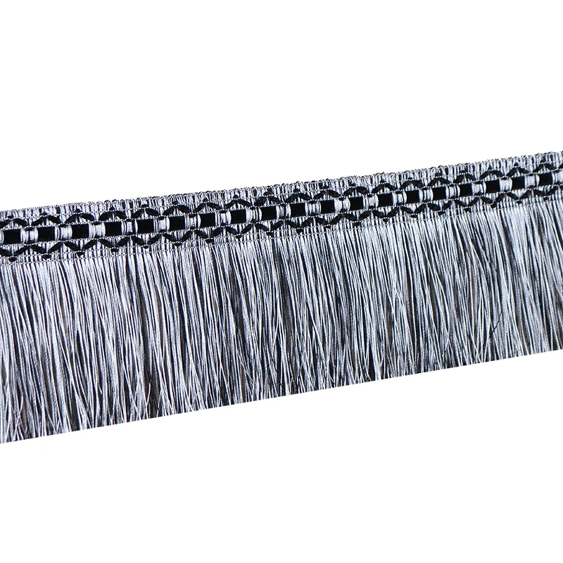 12m Long Fringe Tassel Lace Trim Embroidery for Clothing Sewing Curtain Accessories Fringes Ribbon Decoration Tassels Trimmings