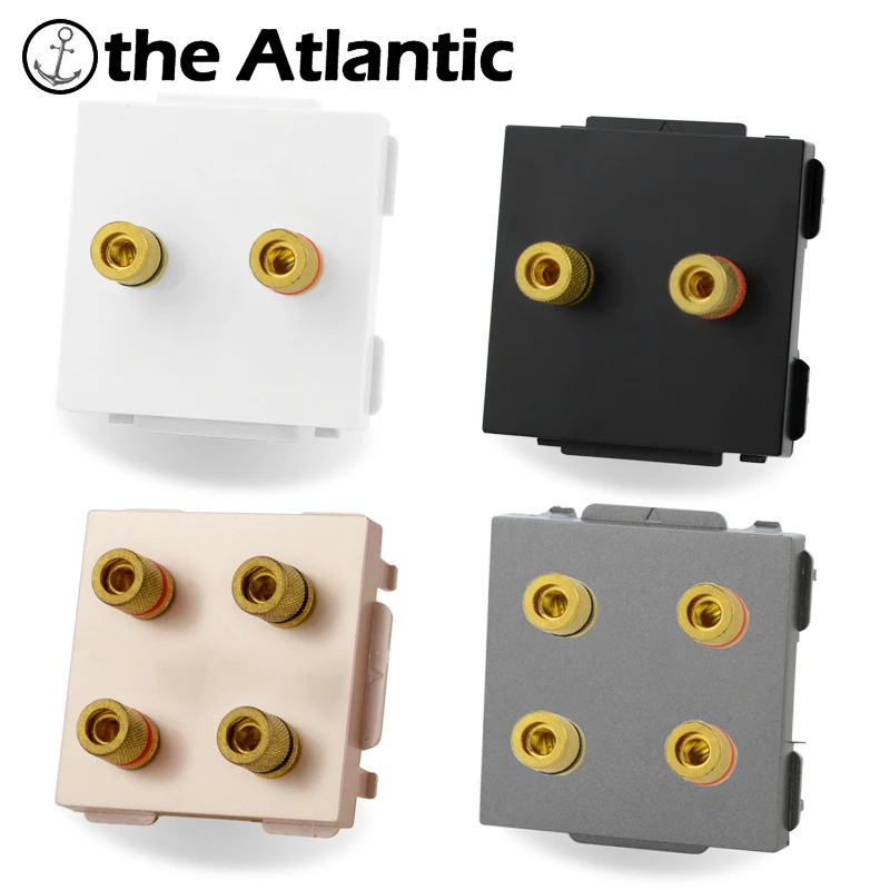 S Series- Speaker Sound Audio Connection Port Jack Outlet Socket Function Module DIY Part Free Combination Black White Gold Gray