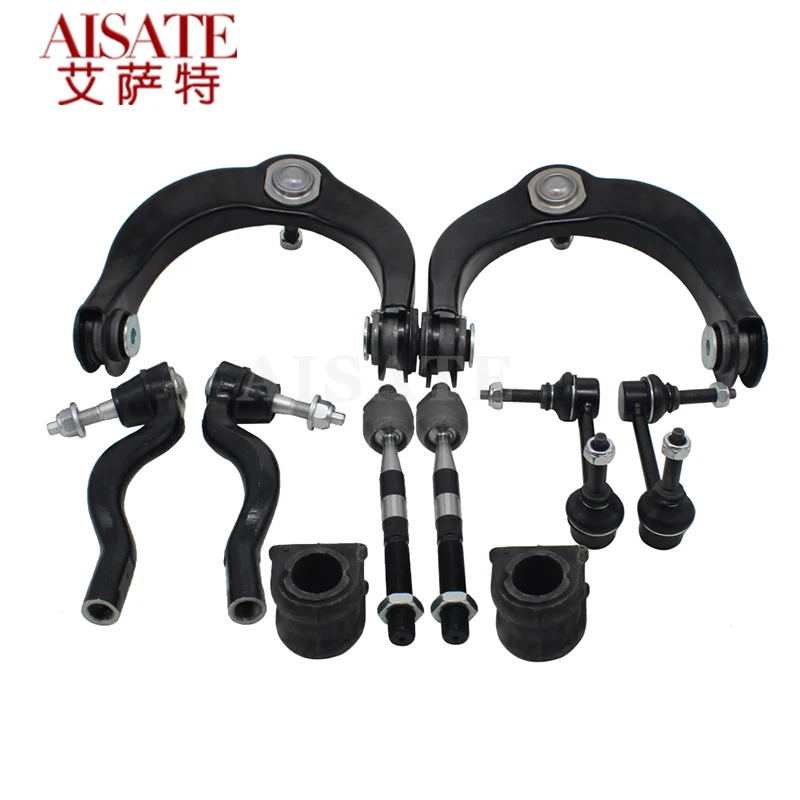 

10pcs/set For Jeep Grand Cherokee 2011-2015 Front Upper Control Arms Tie Rod End Stabilizer Bar Links Steering Tie Rod
