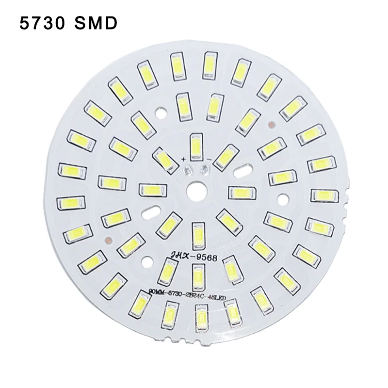 10pcs/lot 3W 7W 12W 18W 24W 36W 5730 Brightness SMD Light Board Led Lamp Panel For Ceiling PCB With LED downlight