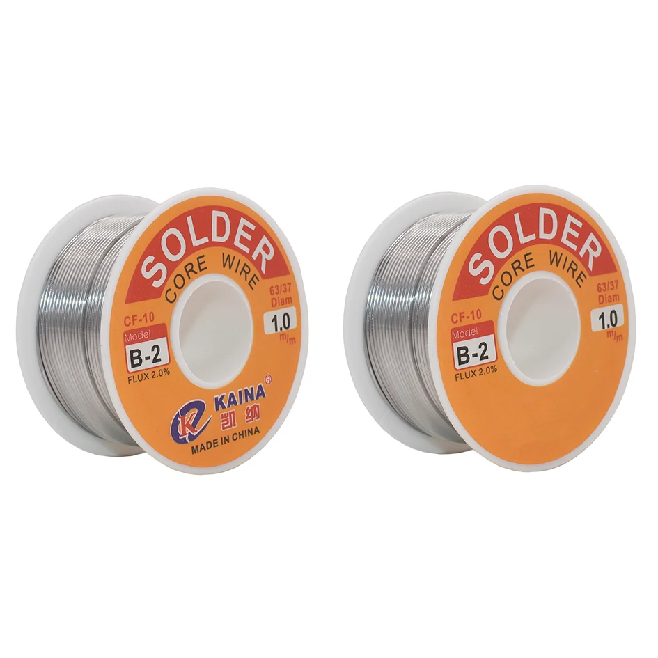 

B-2 100g 0.6/0.8/1/1.2 63/37 FLUX 2.0% 45FT Tin Lead Tin Wire Melt Rosin Core Solder Soldering Wire Roll No-clean Wholesale