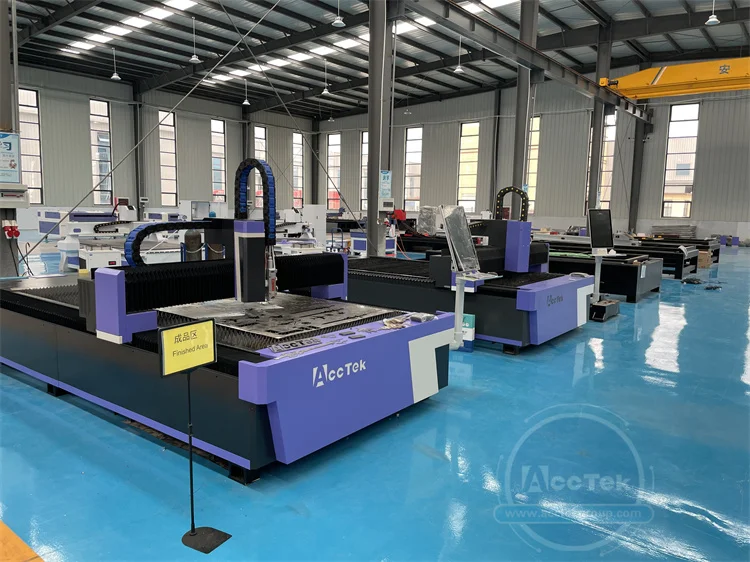 AccTek New Design Cnc Fiber Laser Cutting Machine 1500*3000mm Portable Fiber Head Laser Cutting Machine