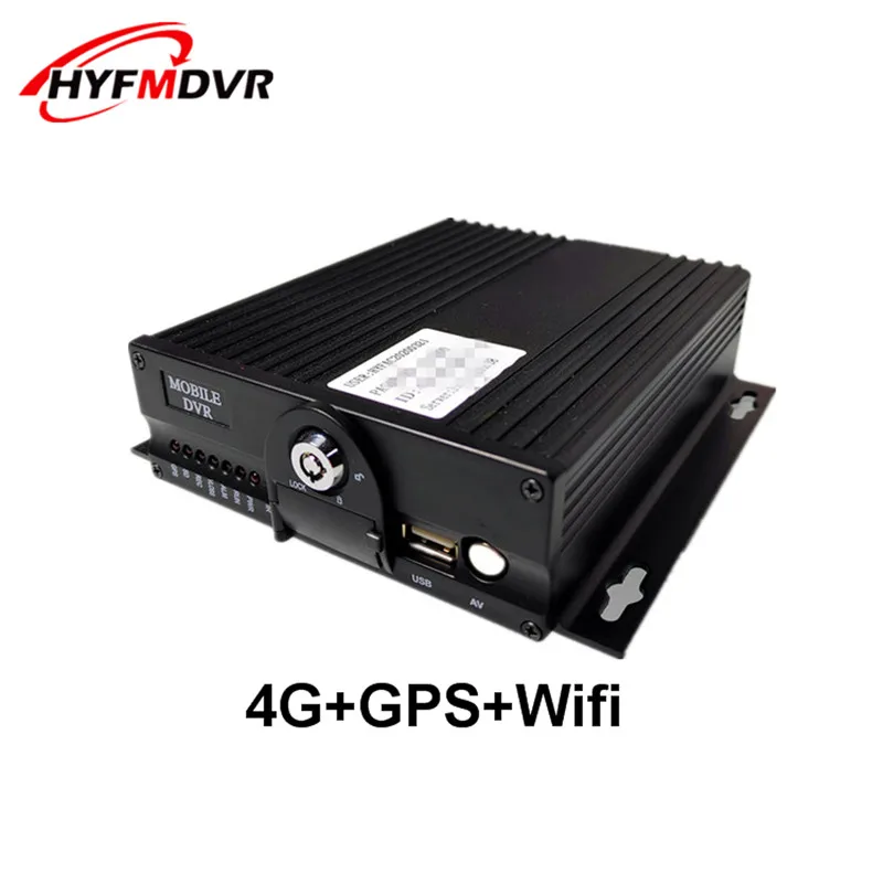 Vehicle Car 4CH 4G GPS WIFI 1080P Mobile DVR Remote View MDVR For Truck Van Bus