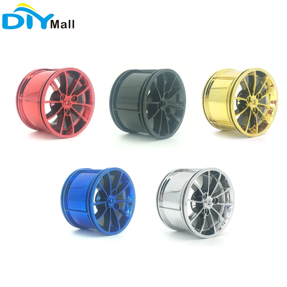 Plating Wheel Hub Wheel Tire Golden Red Silver Black Blue for MOC Building Blocks Sports Car Technology Series Kids Toy