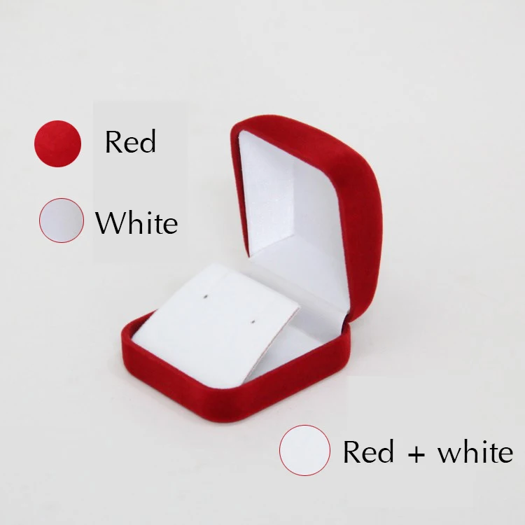 Stud Earrings Storage Box Drop Earrings Pendant Organizer Case Highly Velvet Small Necklace Jewelry Display Gift Packaging Boxes
