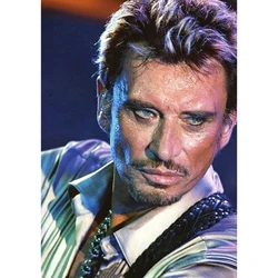 Pieno quadrato/rotondo 5D pittura diamante fai da te punto croce francia Rock Singer Johnny Hallyday diamante ricamo mosaico decorazioni per la casa