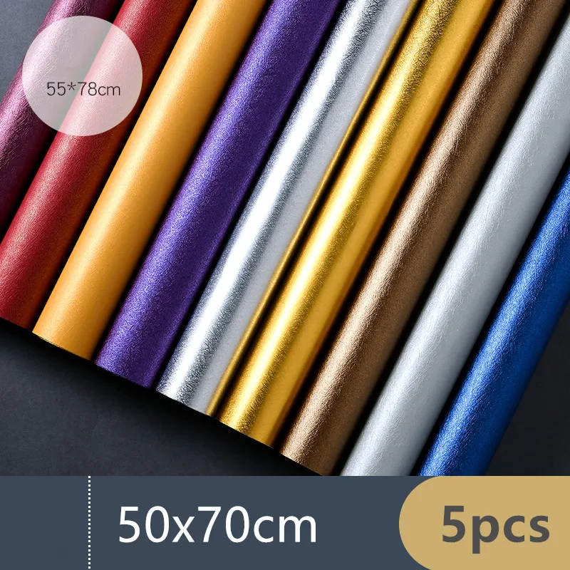 5pcs Pearl Shinny Craft Paper Fancy Gift Wrapping Paper Christmas New Year Gift Wrapping Papers Xmas Home Decor