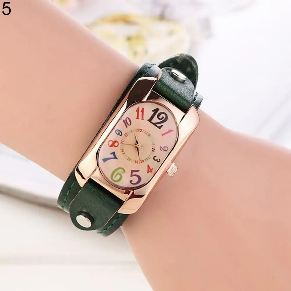 Montre à cadran carré pour femme, design de boîtier carré, bracelet en cuir véritable, montre-bracelet à quartz, marque de luxe, montres décontractées pour dames, mode