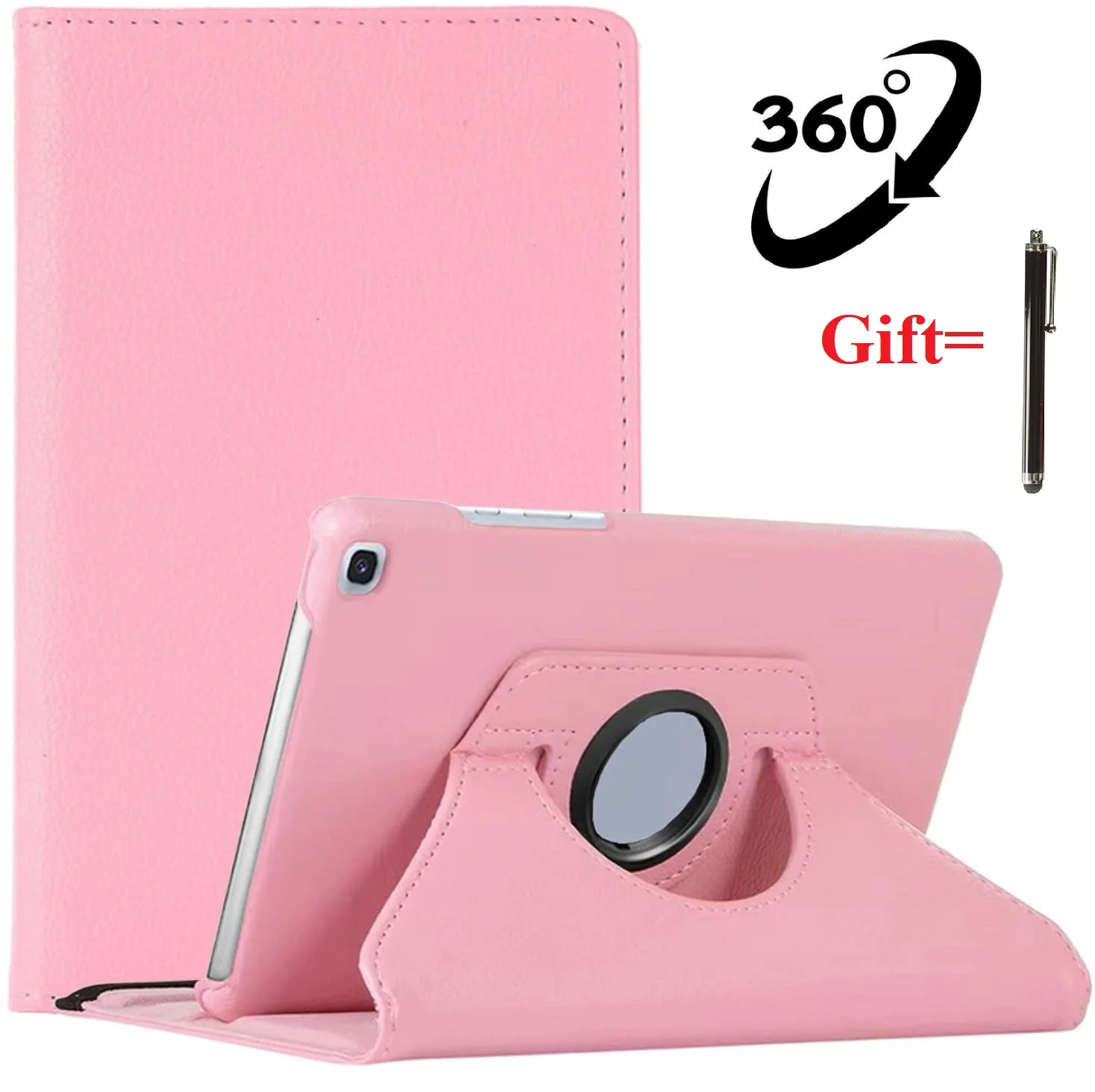 8.0'' Case For Samsung Galaxy Tab A 8.0 (2019) A8 SM-T290 T295 T297 Stand Case PU Leather Full Smart Auto Wake Cover with Stylus