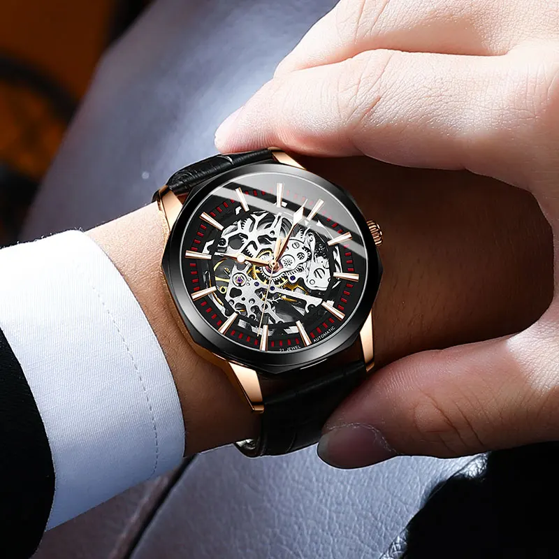 2022 new AILANG men's watch top ten brands domineering automatic mechanical watch business fashion waterproof