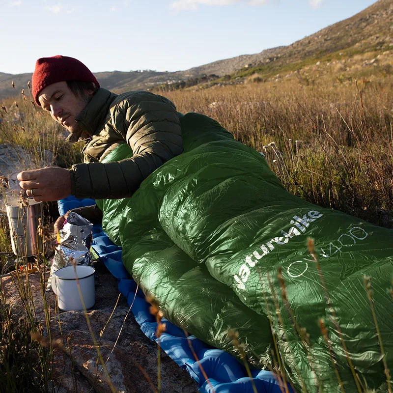 Imagem -06 - Bolsa de Dormir Naturehike Bolsa de Dormir Rede Bolsa de Dormir Camping Bolsa de Dormir Pluma de Ganso Bolsa de Dormir Inverno Bolsa de Dormir Ultralight Bolsa de Dormir Impermeável Bolsas de Dormir Acampamento Exterior Cw400