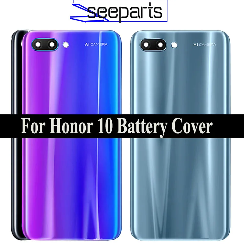 

For Huawei Honor 10 Battery Cover Back Glass Case Honor10 Rear Door Housing For Huawei Honor 10 Back Glass Cover