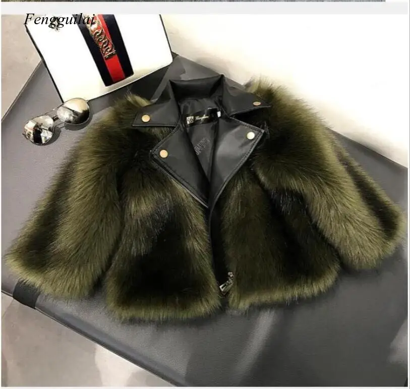 Luxury Winter Jacket Women Outwear Thick Coat Fox Fur Coat Sheepskin Leather Jackets Thicken Warm Streetwear Outwear