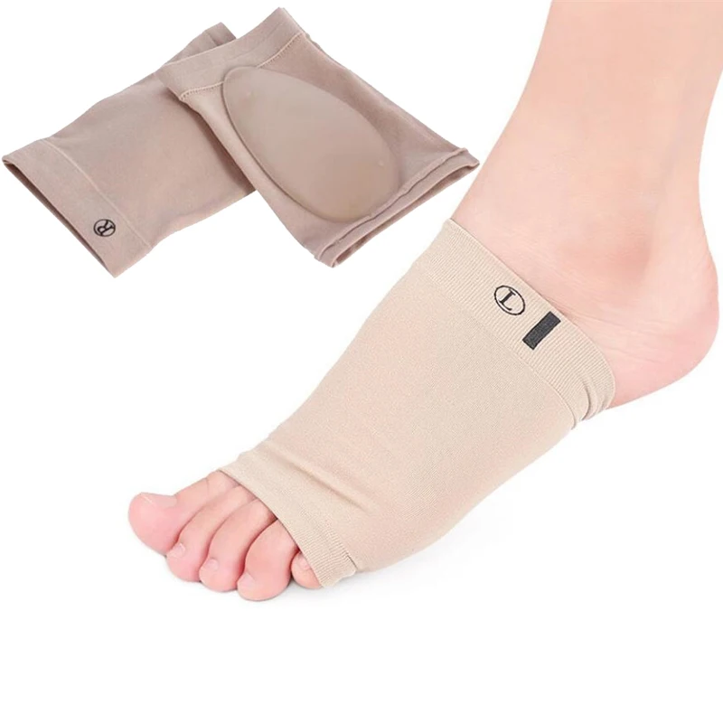 Almohadillas ortopédicas para fascitis Plantar, soporte para arco, manga, espolones de talón, pies planos, almohadilla ortopédica, plantillas correctoras, almohadilla para el cuidado de los pies