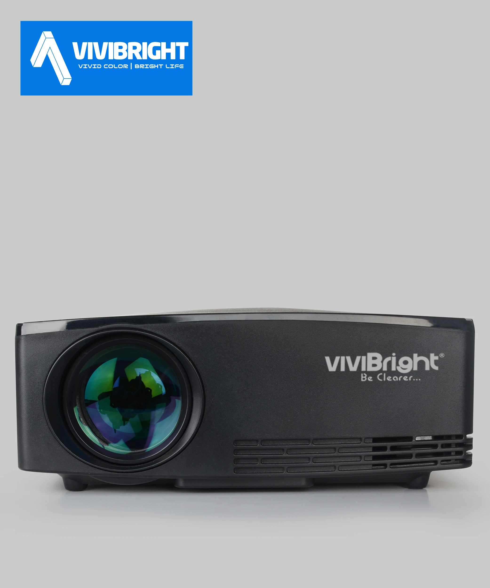 vivibright C80UP mini multimedia 1080p full hd video proyector USB VGA LED light home cinema theater kids lcd projector