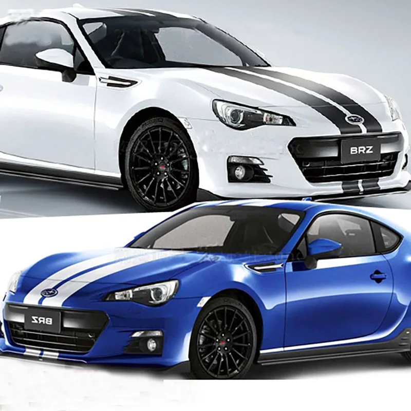 Sport Racing Car Sticker Bonnet Hood Stripe Vinyl Decals for Subaru BRZ Toyota GT86 86