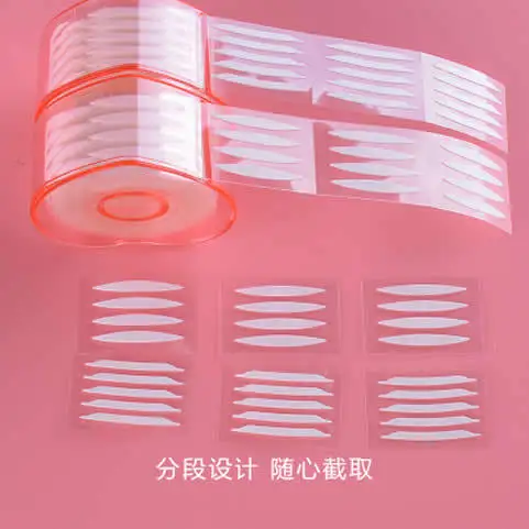 400Pcs/box Big Eyelid Tape Sticker Double Fold Self Adhesive Eyelid Tape Stickers S/L Makeup Clear invisible fallen eyelids