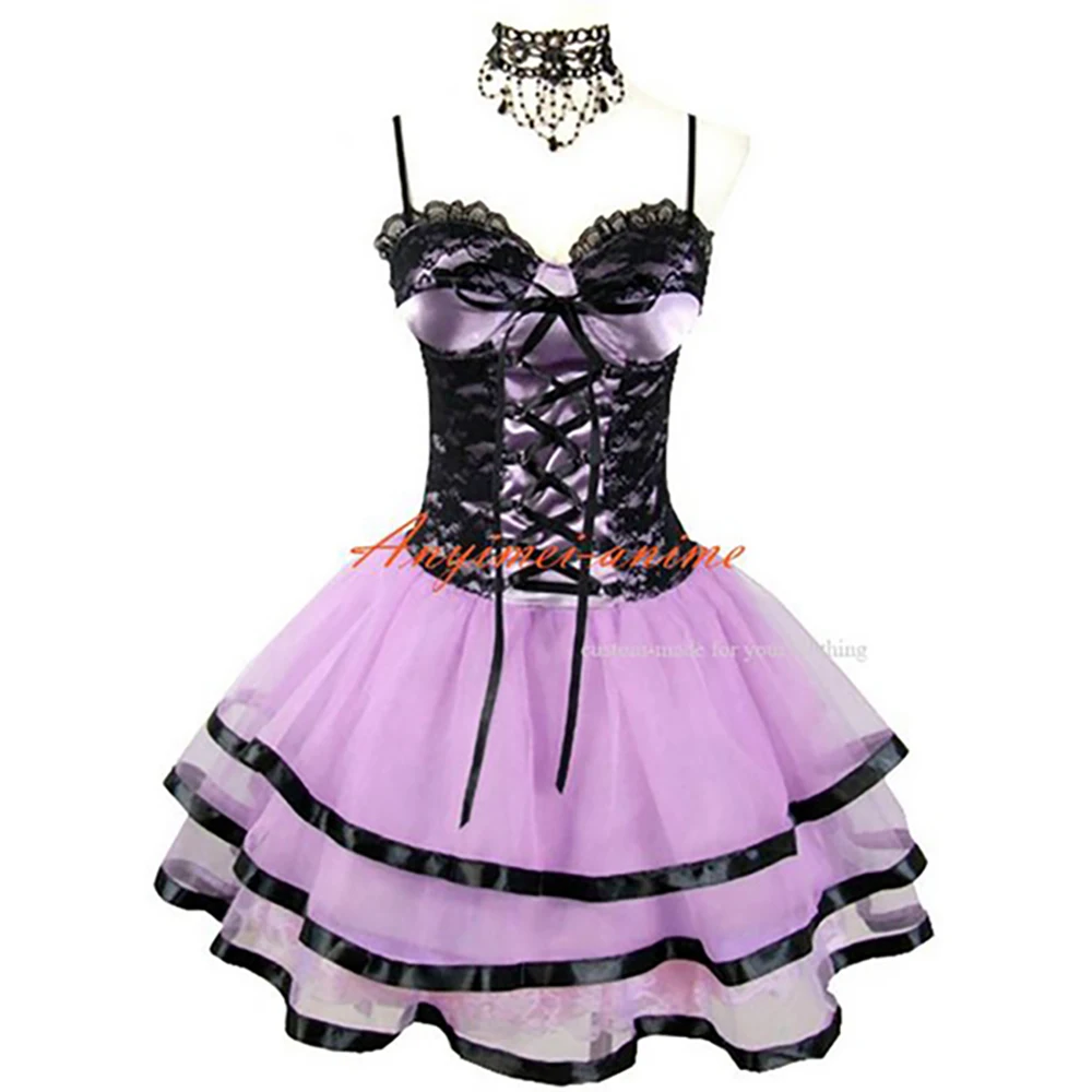 

fondcosplay Gothic Lolita Punk Sweet Fashion violet Mauve Ballet Purple organza Dress Cosplay Costume CD/TV[CK1294]