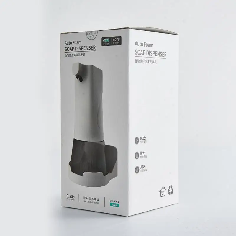 Desinfetante automático da mão da espuma, arruela automática da mão, dispensador automático do sabão do sensor dispensadores líquidos dispositivo elétrico do banheiro