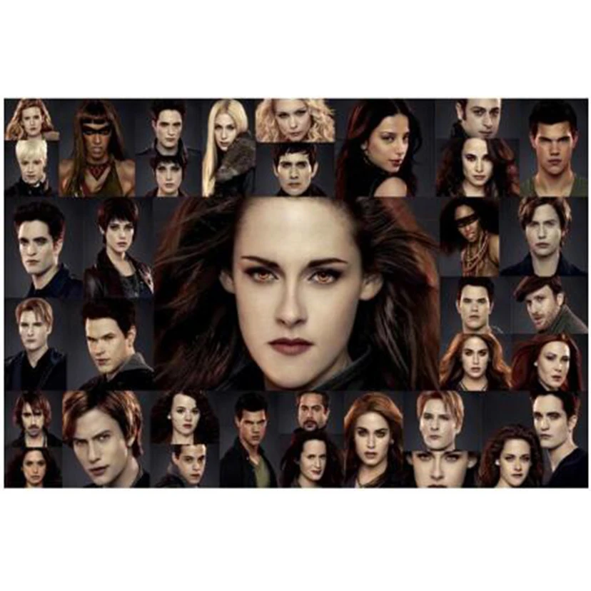 Twilight Saga: Breaking Dawn,DIY Crystal full drill square 5D diamond painting cross stitch kit mosaic round rhinestone WG1703