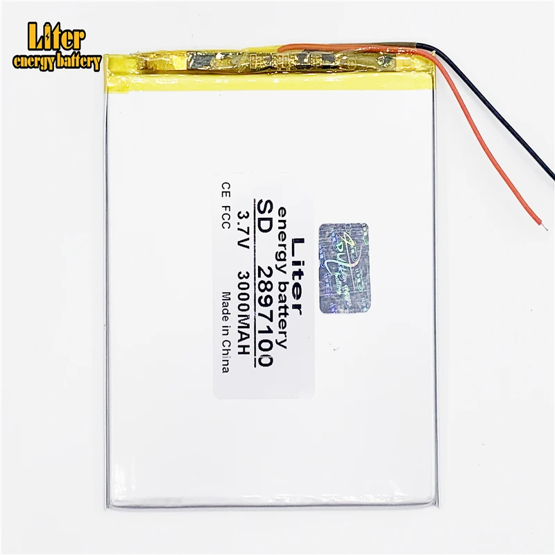 3.7 V 2897100  3000mah lithium polymer rechareable batteries battery lipo tablets battery