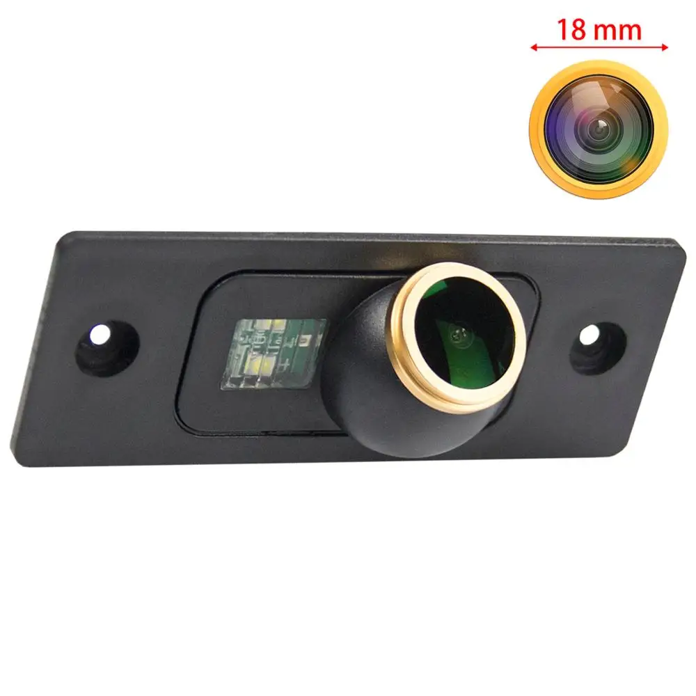 

Misayaee HD 1280x720p Reversing Backup Camera Rear View Camera for Porsche Cayenne 2002-2010, Night Vision Golden Camera