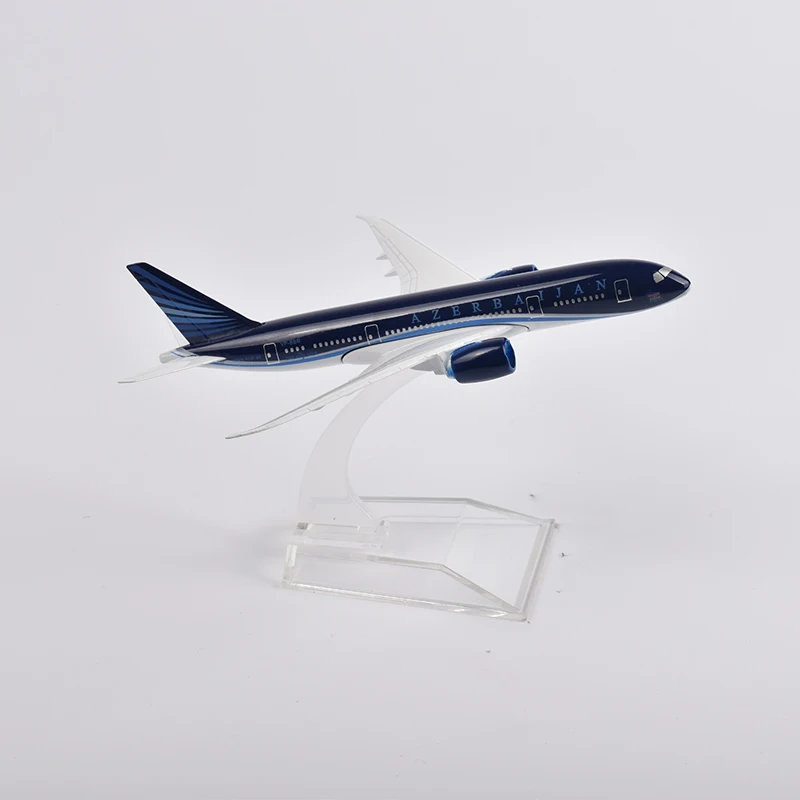 JASON TUTU 16cm Azerbaijan Airlines Boeing 787 Airplane Model Plane Model Aircraft Diecast Metal 1/400 Scale Planes Dropshipping