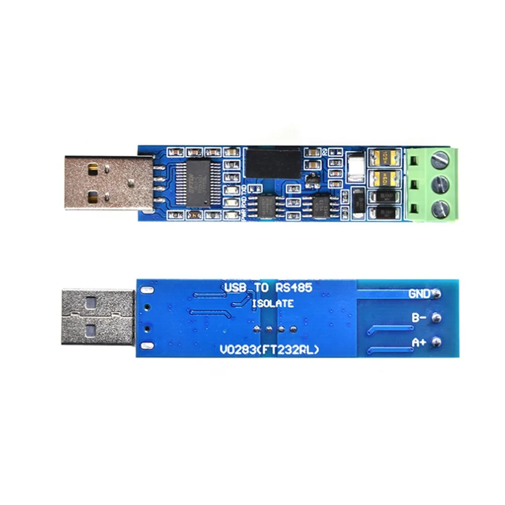 Taidacent-Módulo adaptador de aislamiento de Chip FTDI FT232 FT232RL, convertidor USB a RS485, aislador RS485