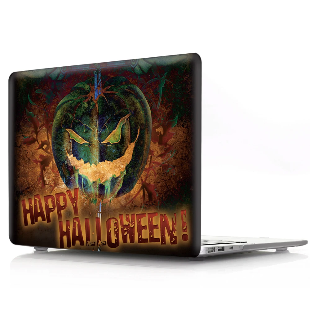 HRH Ghosts Halloween Festival Eco-friendly Laptop PC Shell Hard Plastic Case for Macbook Air Pro Retina 13 15 A2159 A2289 A2251