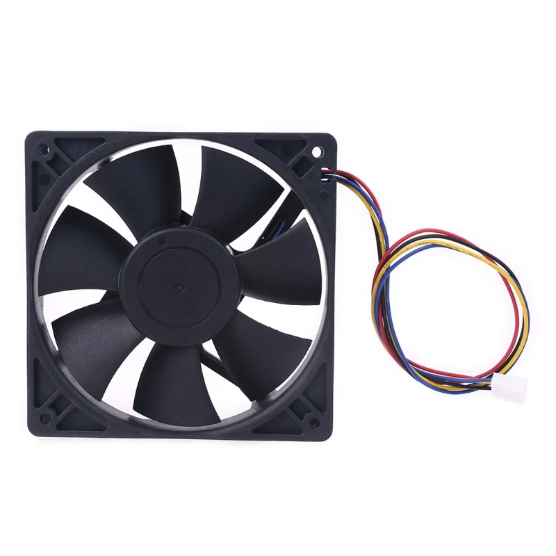 M7DF 6500RPM Cooling Fan 12cm 4Pin for AntMiner D3 L3+ S9 T9 S15 T15 S17 T17 Misieren SHLF1212GHE-07 Miner Mining PC