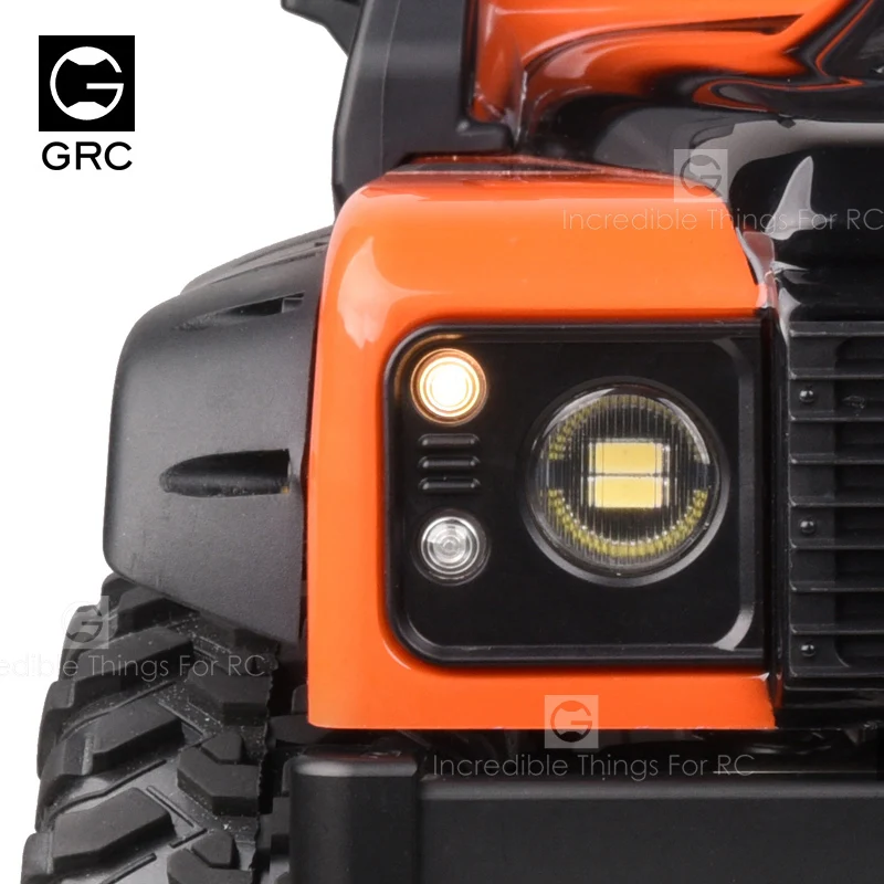 GRC 4-Channel Wireless SMD LED Control System Bluetooth connection Light For TRX-4 Defender Upgrade Option Parts #G150PD