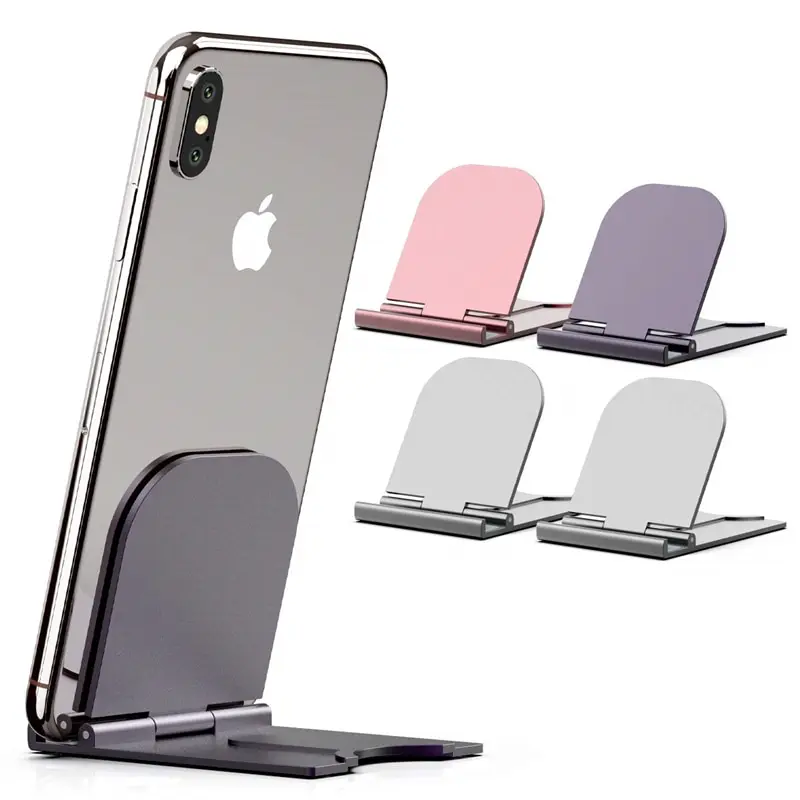 Portable Phone Stand Adjustable Foldable Tablet Mount Desktop Phone Holder Cradle Dock for IPhone 12 Pro XS Max XR Support Desk