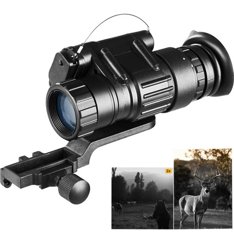 

PVS14 Night Vision Goggle Monocular 200M Range Infrared IR NV Hunting Scope with Mount Night Vision Sights