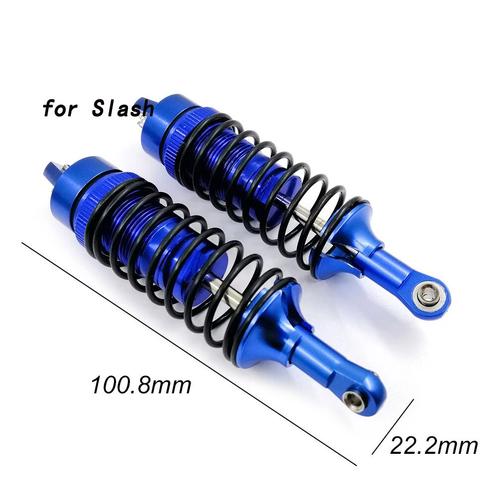 Aluminum Front/Rear Shock Absorbers for 1/10 Traxxas Slash RC Short Truck Model Upgrade Parts Accessories
