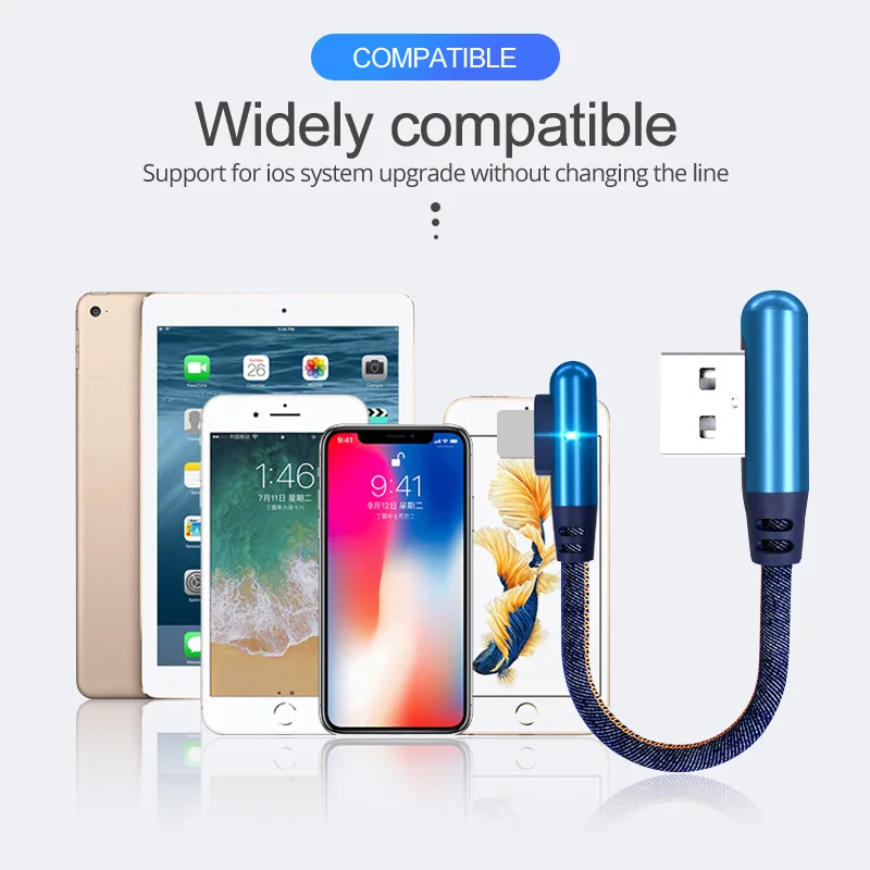 Cable Micro USB de carga rápida para ordenador portátil, Cable de datos de carga rápida tipo C de 90 grados, cargador de teléfono móvil, 25cm