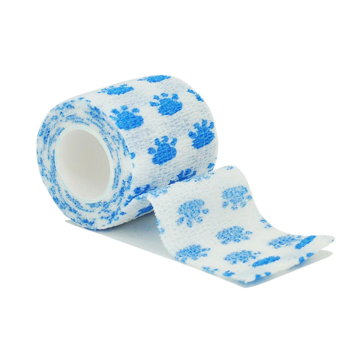 1/6/10 Pcs  Blue paw  Printed motion Self Adhesive Elastic Bandage 4.8m Sports Wrap Tape for Finger Joint Knee